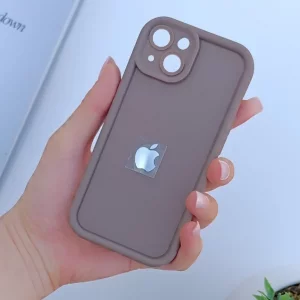 قاب گوشی ساده سولید نسکافه ای ایفون iphone 13