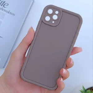 قاب گوشی ساده سولید نسکافه ای ایفون 11pro max