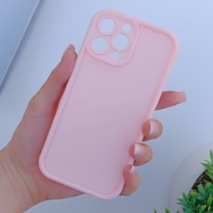 قاب گوشی ساده سولید صورتی ایفون 13pro max