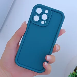 قاب گوشی ساده سولید سبز یشمی ایفون 13pro