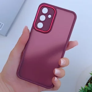 قاب گوشی پشت مات رنگ زرشکی سامسونگ A54