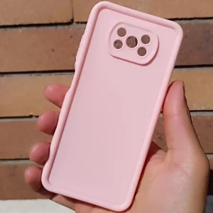 قاب گوشی ساده سولید صورتی پوکو Poco x3