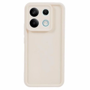 قاب گوشی ساده سولید رنگ شیری شیائومی redmi Note 13 4G