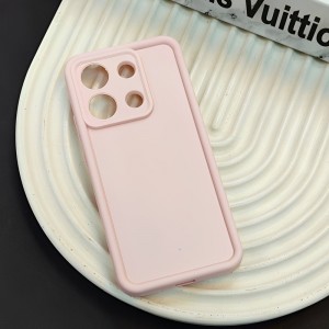 قاب گوشی ساده سولید صورتی شیائومی redmi Note 13 4G