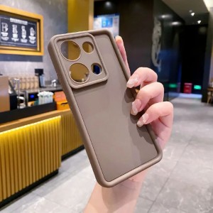 قاب گوشی ساده سولید نسکافه ای نوت redmi note 13pro 4G