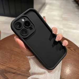 قاب گوشی ساده سولید مشکی ایفون iphone 15pro