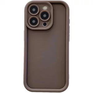 قاب گوشی ساده سولید نسکافه ای ایفون 15pro max