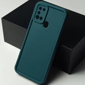 قاب گوشی ساده سولید سبز یشمی سامسونگ A21s