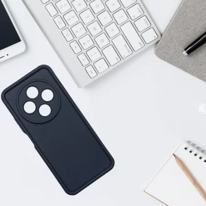 قاب گوشی طرح سولید رنگ مشکی مناسب برای شیائومی Xiaomi Redmi 14c