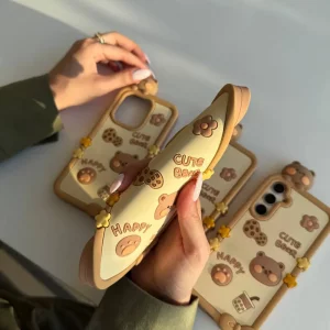 قاب گوشی مدل خرس کوچولو تدی سه بعدی