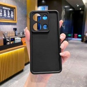 قاب گوشی ساده سولید مشکی شیائومی redmi Note 13 4G