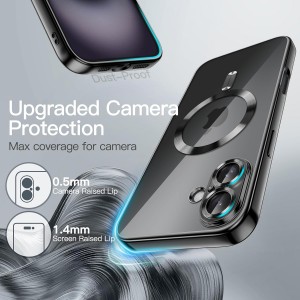 قاب گوشی الکتروپلیتد سامسونگ Samsung Galaxy S25 Ultra رنگ مشکی