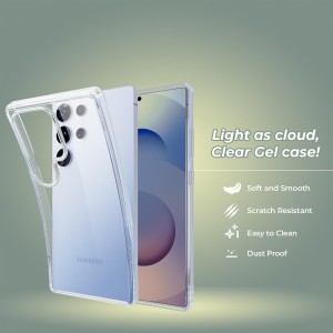 قاب گوشی ژله ای شفاف مناسب برای سامسونگ Samsung Galaxy S24 FE