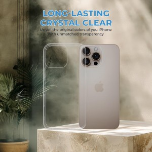 قاب گوشی ژله ای شفاف مناسب برای اپل Iphone 16