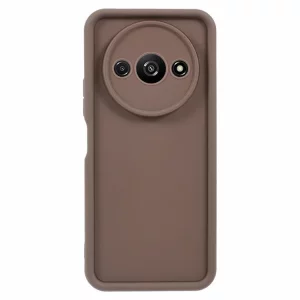 قاب گوشی ساده سولید مشکی شیائومی Redmi Note 14 4G رنگ نسکافه ای
