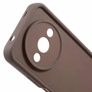 قاب گوشی ساده سولید مشکی شیائومی Redmi Note 14 4G رنگ نسکافه ای