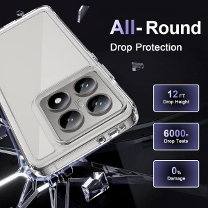 قاب گوشی شیائومی Xiaomi 14T مدل ژله ای شفاف بی رنگ