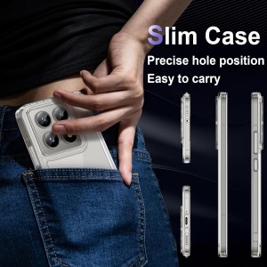 قاب گوشی شیائومی Xiaomi 14T مدل ژله ای شفاف بی رنگ