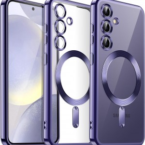 قاب گوشی الکتروپلیتد سامسونگ Samsung Galaxy A36 رنگ مشکی