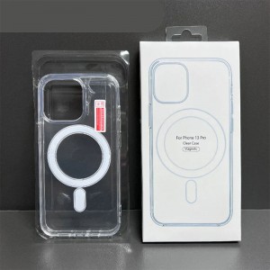 قاب گوشی اپل Iphone 16 مدل  Clear Magnetic Magsafe شفاف بی رنگ