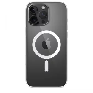 قاب گوشی اپل Iphone 16 Pro Max مدل  Clear Magnetic Magsafe شفاف بی رنگ