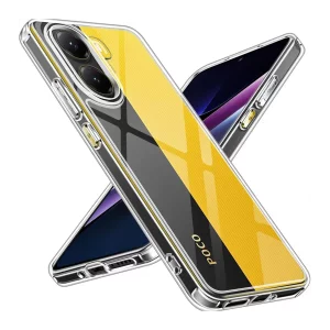 قاب گوشی مدل ژله ای شفاف  مناسب شیائومی پوکو Xiaomi Poco X7 Pro - بی رنگ