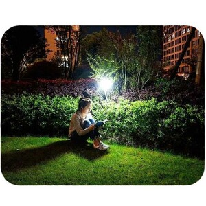 چراغ کمپینگ و پنکه شارژی قابل حمل اسمایلینگ‌شارک