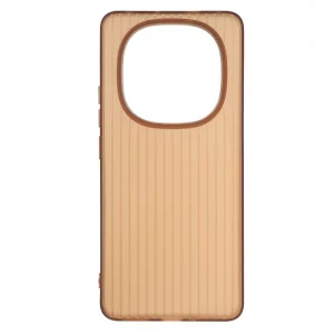 قاب ژله‌ای مدل FlexLine مناسب گوشی Xiaomi Redmi Poco X7  – رنگ  قهوه ای