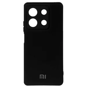 قاب گوشی مدل سیلیکونی محافظ لنز دار مناسب شیائومی پوکو Xiaomi Poco X7 Pro - رنگ سورمه ای