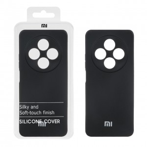 قاب گوشی مدل سیلیکونی محافظ لنز دار مناسب شیائومی نوت Xiaomi Redmi Note 13 4G - رنگ سورمه ای