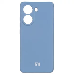 قاب گوشی مدل سیلیکونی محافظ لنز دار مناسب شیائومی پوکو Xiaomi Poco X7 Pro - رنگ سورمه ای