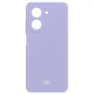 قاب گوشی مدل سیلیکونی محافظ لنز دار مناسب شیائومی پوکو Xiaomi Poco X7 Pro - رنگ فیلی