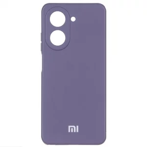 قاب گوشی مدل سیلیکونی محافظ لنز دار مناسب شیائومی ردمی Xiaomi Redmi A5 - رنگ یاسی