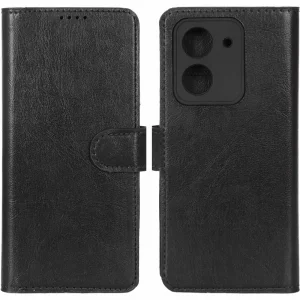 کیف گوشی ردمی Xiaomi Redmi A5 / Poco C71 مدل لپتاپی مگنتی محافظ لنز دار - رنگ مشکی