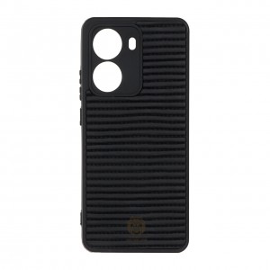 قاب گوشی شیاردار Golden Lion مدل RuggedLine مناسب Xiaomi Redmi A5 / Poco C71 – رنگ مشکی