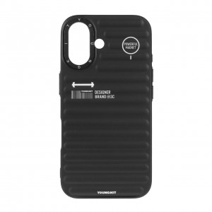 قاب گوشی Apple Iphone 16 Pro Max مدل YoungKit ضد ضربه با طراحی مدرن - رنگ خاکستری