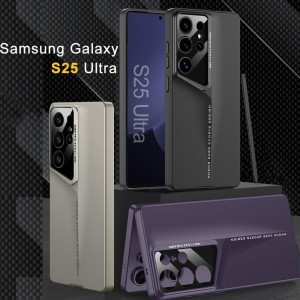 قاب گوشی Samsng Galaxy A06 طرح اسپرت متالیک ضد خش و مقاوم در برابر ضربه، محافظ لنز دار - رنگ مشکی