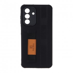 قاب گوشی Xiaomi Redmi Note 14 4G مدل نگهدارنده انگشت کشی برند PULOKA - رنگ مشکی