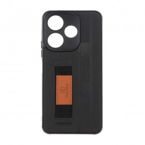 قاب گوشی Xiaomi Redmi 13C / Poco C65 مدل نگهدارنده انگشت کشی برند PULOKA - رنگ مشکی