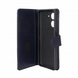 کیف گوشی ردمی Xiaomi Redmi A5 / Poco C71 مدل لپتاپی مگنتی محافظ لنز دار  - رنگ سرمه ای