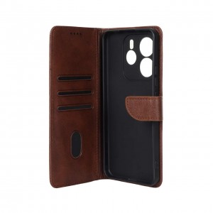 کیف گوشی ردمی Xiaomi Redmi A5 / Poco C71 مدل لپتاپی مگنتی محافظ لنز دار  - رنگ سرمه ای