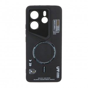 قاب گوشی ژله ای طرح TechZone مگ سیف مناسب Xiaomi Redmi Note 14 4G - رنگ مشکی