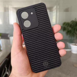 قاب گوشی شیاردار Golden Lion مدل RuggedLine مناسب Xiaomi Redmi A5 / Poco C71 – رنگ مشکی