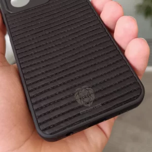 قاب گوشی شیاردار Golden Lion مدل RuggedLine مناسب Xiaomi Redmi A5 / Poco C71 – رنگ مشکی