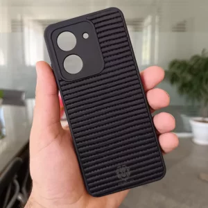 قاب گوشی شیاردار Golden Lion مدل RuggedLine مناسب Xiaomi Poco X7 Pro – رنگ مشکی