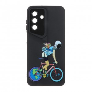 قاب گوشی ژله ای طرح دونات مناسب Samsung Galaxy A26 - محافظ لنز دار