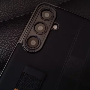 قاب گوشی Xiaomi Redmi 13x / Redmi 13 / Poco M6 4G مدل نگهدارنده انگشت کشی برند PULOKA - رنگ مشکی