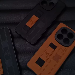 قاب گوشی Xiaomi Redmi A3 / A3x / Poco C61 مدل نگهدارنده انگشت کشی برند PULOKA - رنگ مشکی
