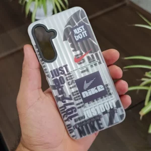 قاب هولوگرامی Samsung Galaxy A16 طرح نایک با فریم مات، ضد خش و ضد ضربه