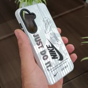 قاب هولوگرامی Samsung Galaxy A65 / A36 طرح نایک با فریم مات، ضد خش و ضد ضربه